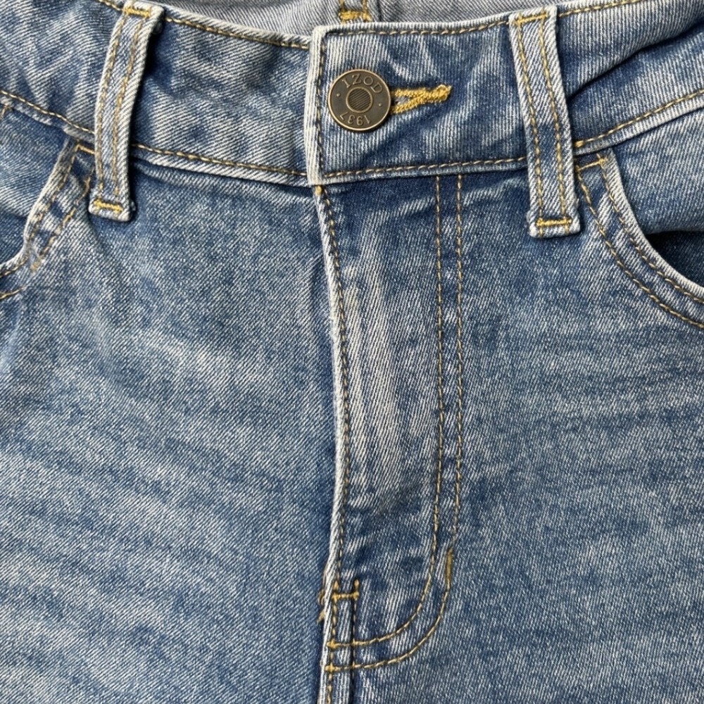 IZOD Mens Saltwater Jeans Blue Size 32x32 Straight Fit Medium Wash Denim Stretch - Picture 4 of 11